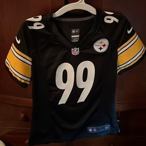 NFL Steelers women’s fitted jersey. Size Small